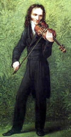 Georg Friedrich Kersting Portrait of Niccolo Paganini china oil painting image